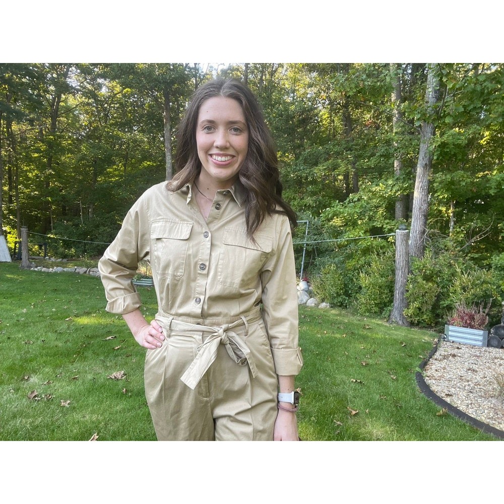 H&M Khaki Jumpsuit
